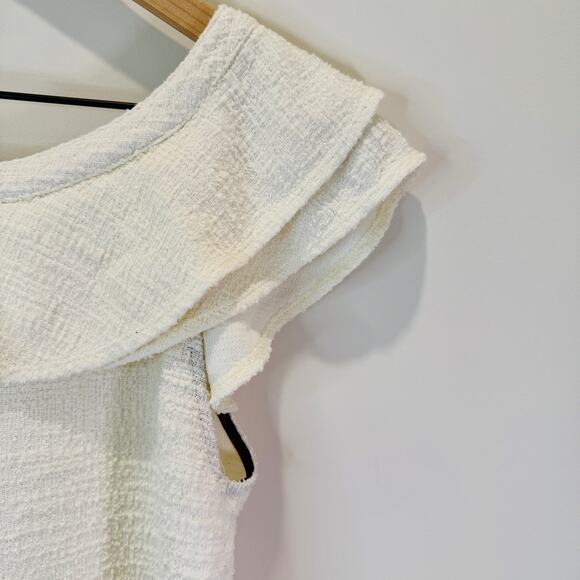 Anthropologie Dolan Sleeveless Top Women's XS Flutter Textured Thick Knit Whimsy - Picture 7 of 12